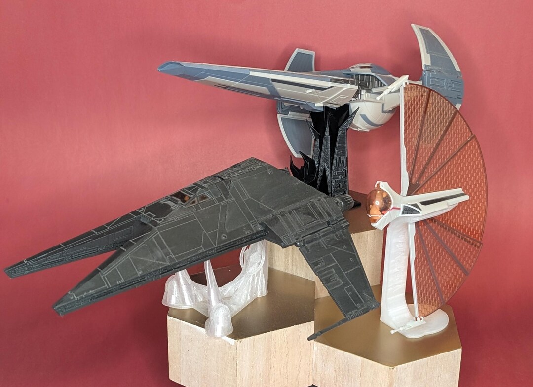 Sith Collection 3D Printed Flight Stand (for Micro Galaxy Squadron