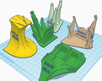 Mandalorian Ships 3D Printable Flight Stand files for Micro Galaxy Squadron