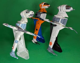 B-wing Starfighter 3D Printed Flight Stands (for Micro Galaxy