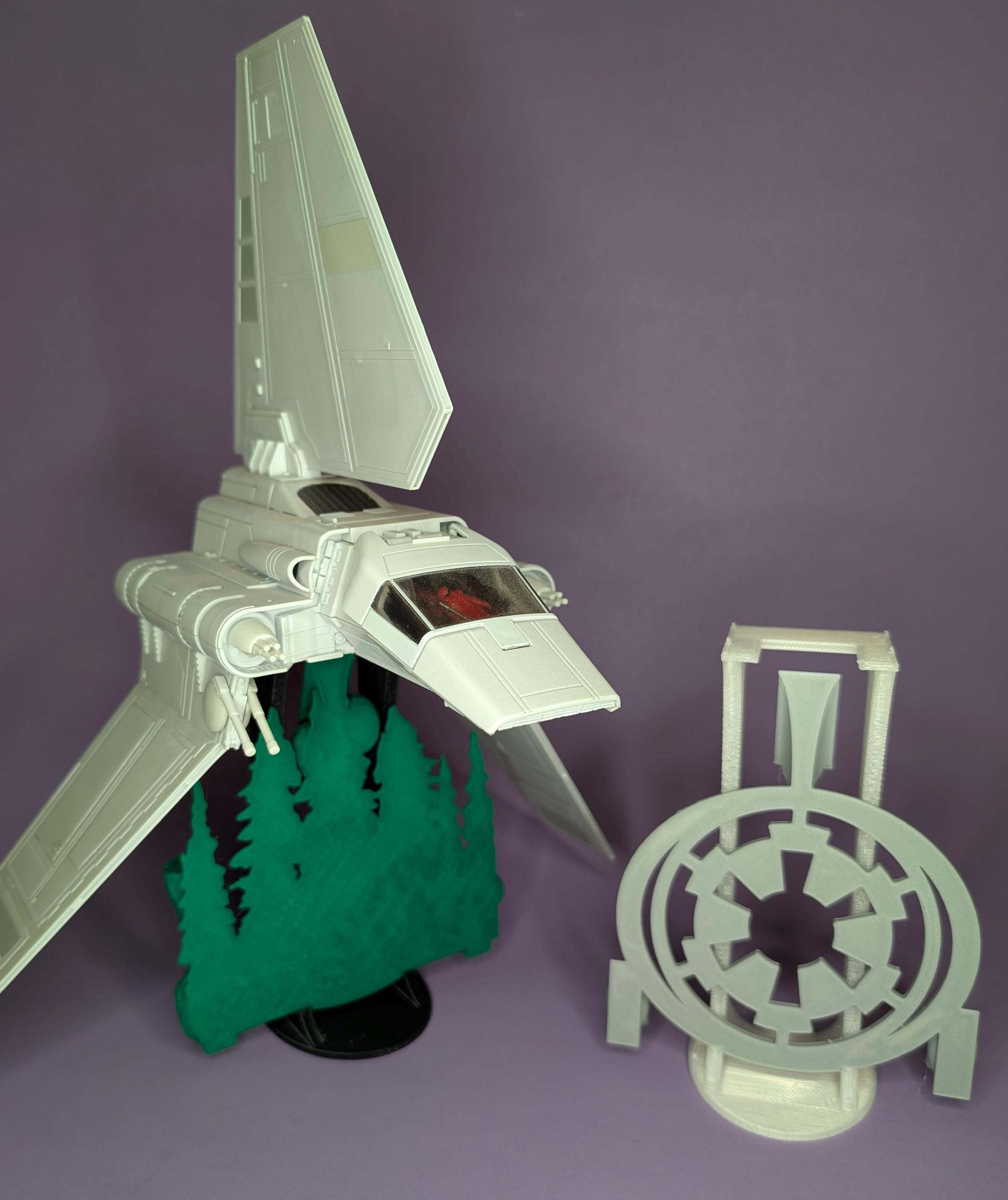 Lambda Shuttle 3D Printed Stands (for Micro Galaxy Squadron) - Etsy