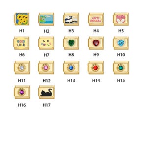 Personalized Gold Italian Charm Bracelet: Custom Italy Charms