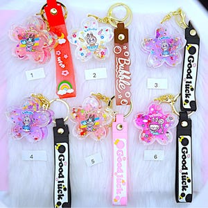 Monsters Labubu Water Keychain, Bag Charm,  Party Favors and Stationery Accessories. Makes a great gift!