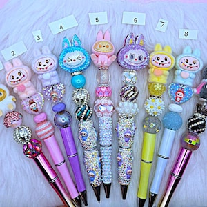 Popmart Labubu and Friends Beaded Pens.  A great gift idea!!  Refill included.  So many options!