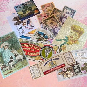 Huge Lot Ephemera / Vintage Papers/ Postcards / Greeting Cards ...