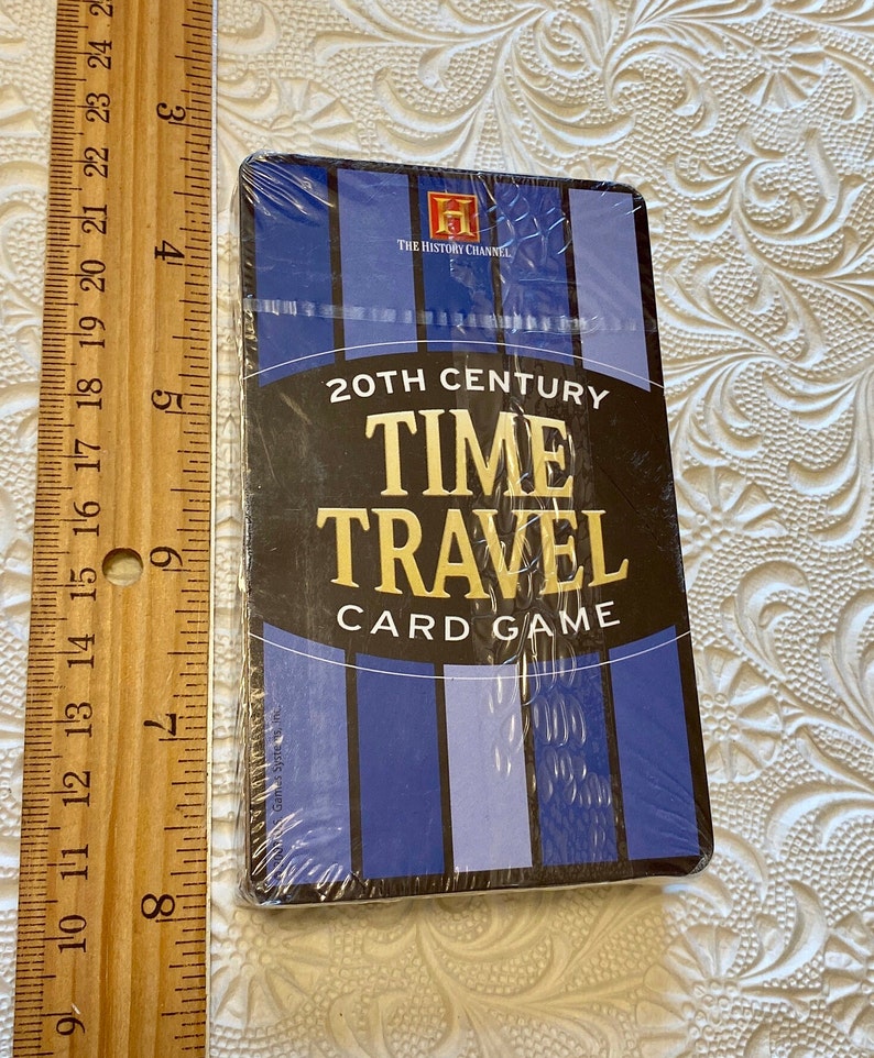 The History Channel 20th Century Time Travel Card Game / Junk Etsy