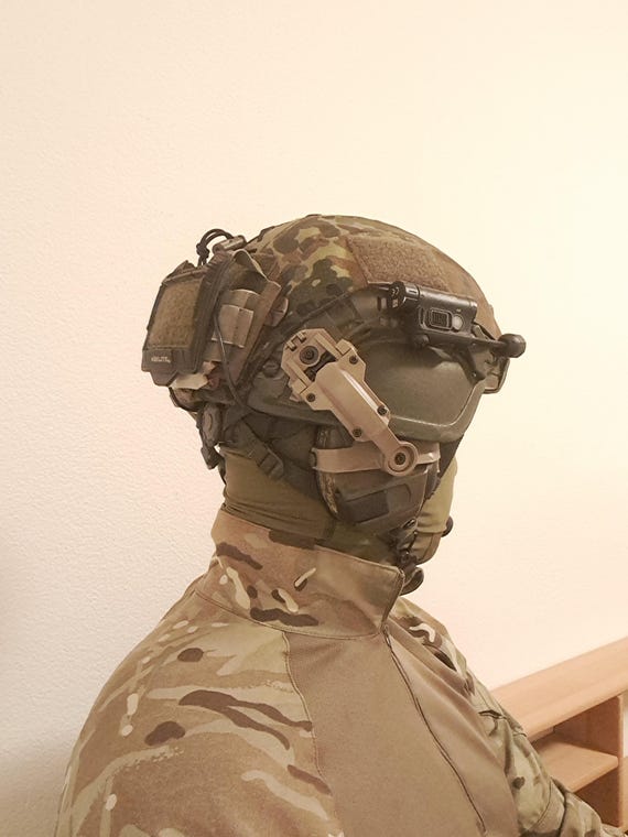 Peltor Headset Adapter Mount Full Cut Helmet Combat Helmet
