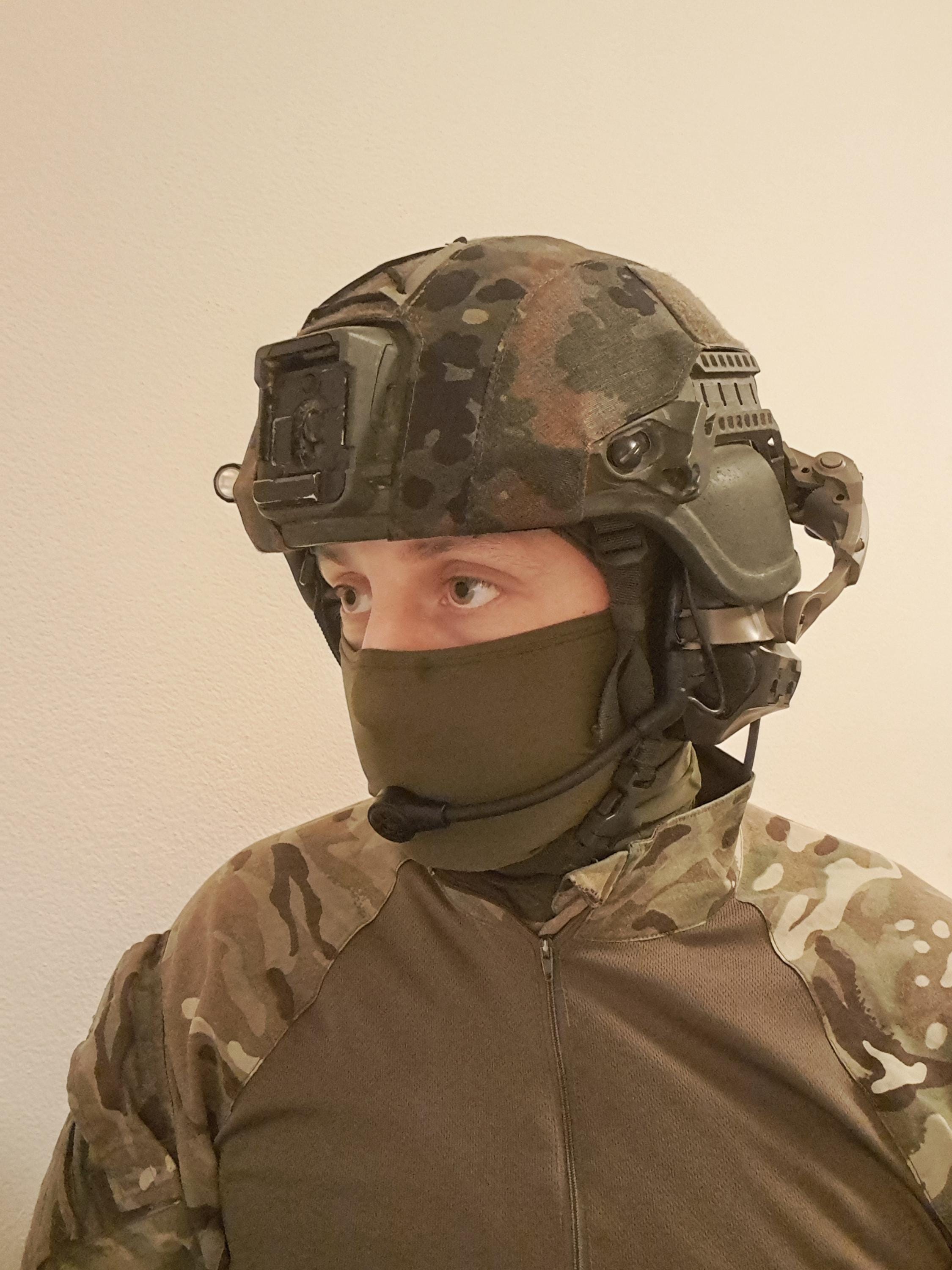 Peltor ヘッドセット アダプター マウント フルカット ヘルメット 戦闘