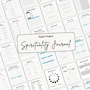 Spirituality Planner, Awakening Journal, Manifestation Journal, gratitude journal, wellness journal, Chakras Guide, Energy Healing Guide