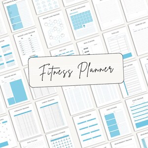 Fitness Planner with Workout Journal, Goal Tracker, Meal Planner, Gym Planner, Health Organizer