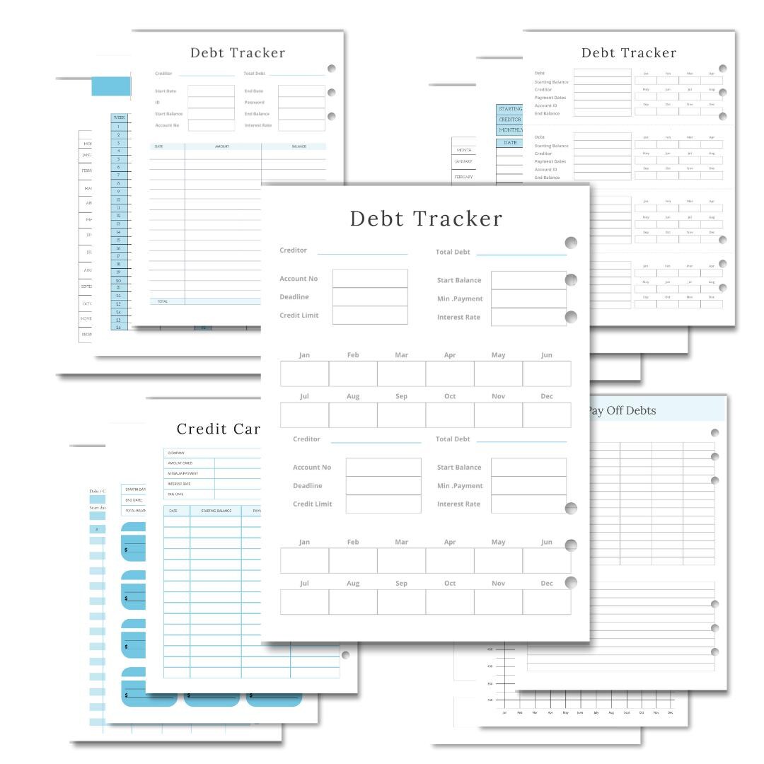 Debt Trackers, Money Management Tool, Budget Planner, Financial Tracker ...