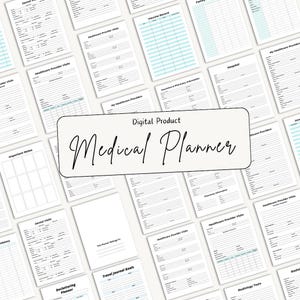 Medical Planner, Medical Planner Journal Notebook, Appointment Tracker, Doctor Visit Log, Health Organizer, Medical Gift