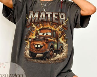 Vintage Tow Mater Disney Pixar Cars T Shirt, Radiator Springs Tee, Rusty Tow Truck Shirt
