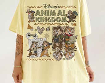 Camiseta de Chip y Dale de Disney's Animal Kingdom, Camiseta Double Trouble Safari Explorer, Camiseta para viaje a Disneyland