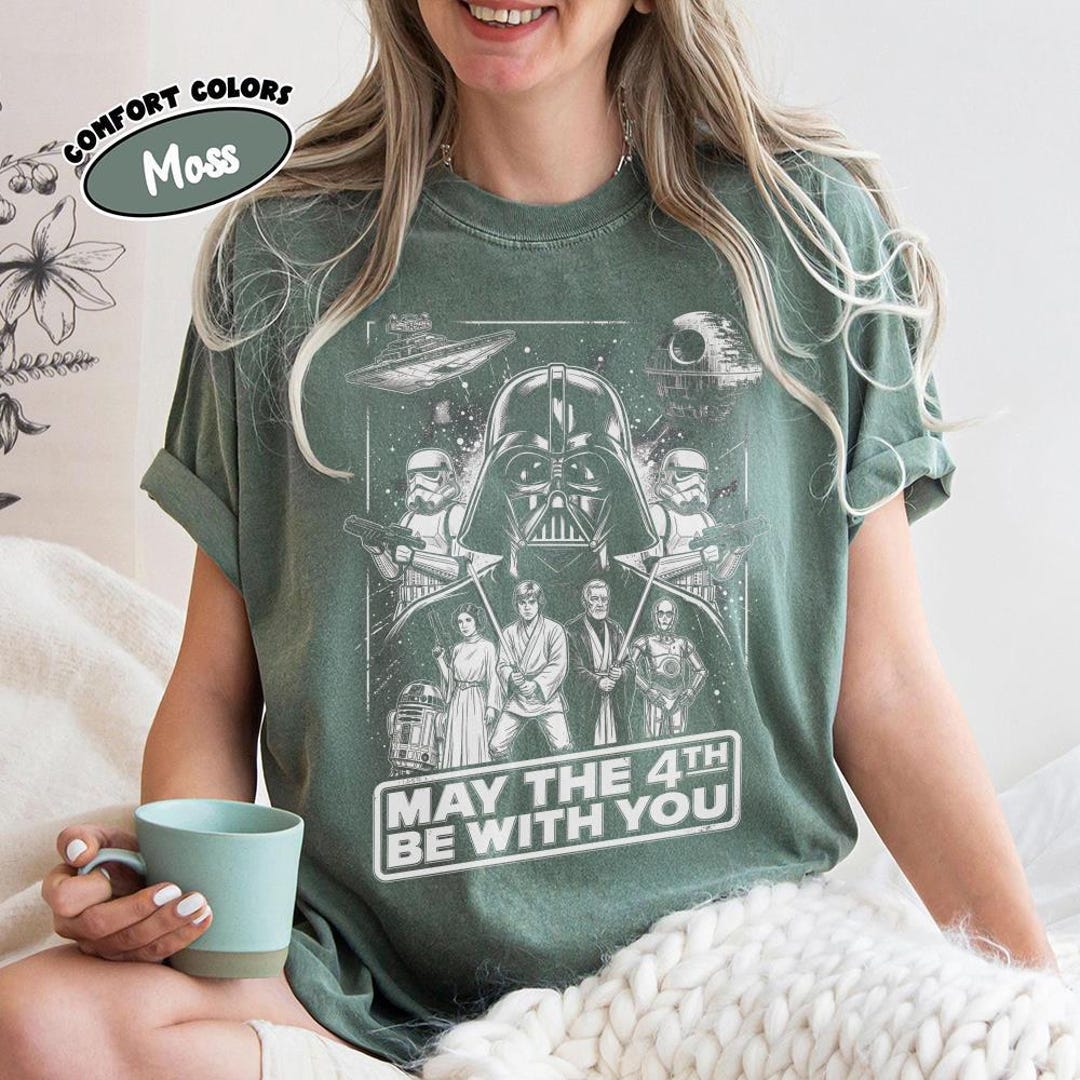 Star Wars May the 4th Be With You Shirt, Vintage Darth Vader Luke ...