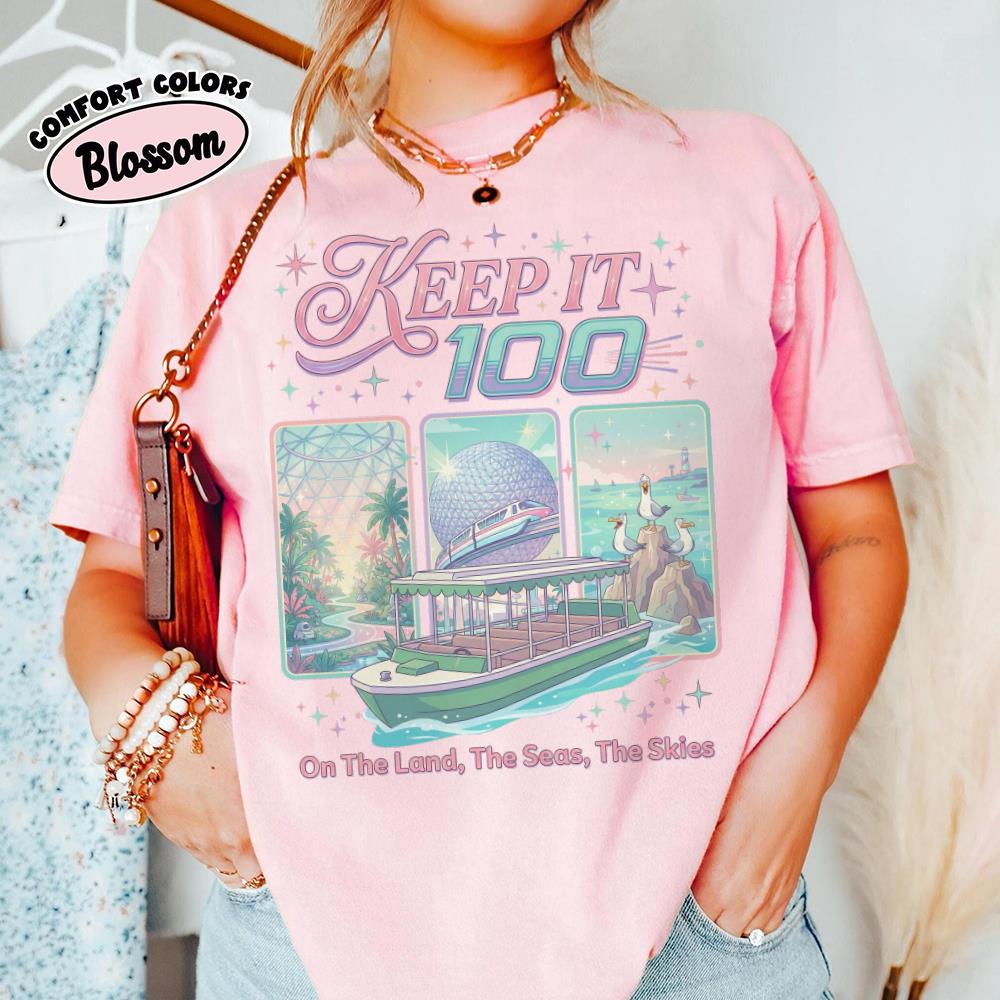 Keep It 100 on the Land the Seas the Skies Shirt, Disney Boat