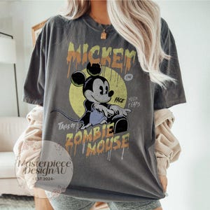 Vintage Zombie Mickey Halloween Shirt, Spooky Mickey Shirt, Mickey Horror Shirt, Disney Halloween Shirt, Mickey Mouse Halloween Party Shirt