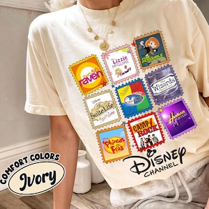 Disney Channel Nostalgia Shirt, Hannah Montana Camp Rock Raven Wizards Lizzie McGuire T-shirt, Retro Y2K Tee