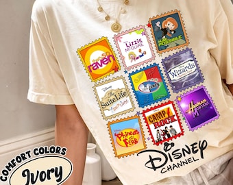 Disney Channel Nostalgia Shirt, Hannah Montana Camp Rock Raven Wizards Lizzie McGuire T-shirt, Retro Y2K Tee