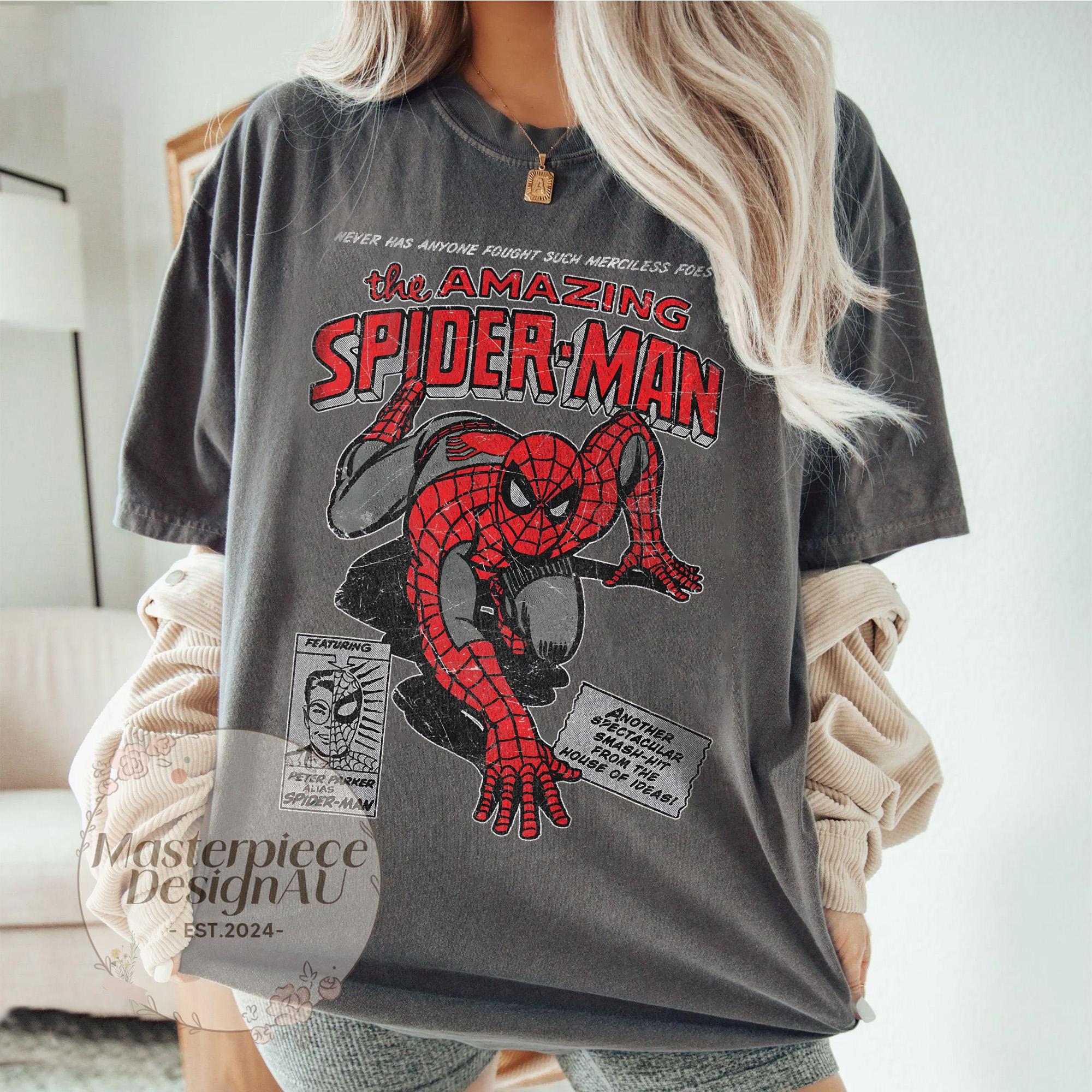 Vintage Spider-Man Comic Shirt, Retro Marvel Graphic Tee, Peter Parker T-Shirt, Classic Superhero Shirt, Spiderman Gift for Him