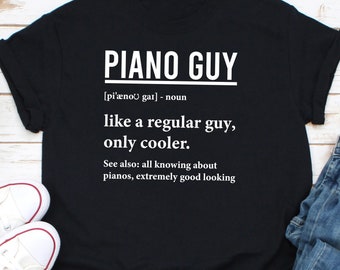 Klavier Kerl Shirt, Geschenk für Pianist, Pianist Shirt, Klavier Shirt, Klavier-Liebhaber-Shirt, Klaviermusiker-Shirt, Klavierlehrer-Shirt, Musikliebhaber