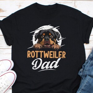 Rottweiler Dad Shirt, Rottweiler Gift for Men, Dog Dad, Rottie Dad Gift, Gift For Rottweiler Dad, Funny Dog Dad Shirt