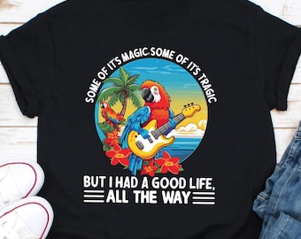 T-shirt Some Of It's Magic Jimmy Buffett, T-shirt avec citation Jimmy Buffett, chemise R.I.P Jimmy Buffet, chemise cadeau vintage pour fan Jimmy Buffett des années 90