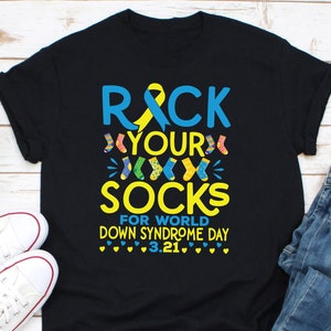 Rock Your Socks For World Down Syndrome Day Shirt, Neurodiversity Shirt, Down Syndrome Shirt, Trisomy 21 Shirt, Extra Chromosome Shirt