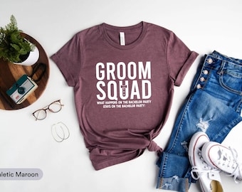 Groom Squad Shirt, Groom Crew Shirt, Bachelor Party Shirt, Groom Party Shirt, Wedding Groom Shirt, Bachelorette Celebration Crew Shirt