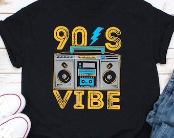 90's Vibe Shirt, 90s Party Shirt, 90s Music Shirt, 90s Hip Hop Shirt, 90s Vibe Shirt, 90s Cassette Shirt, 90s Radio Shirt, Best Of The 90's