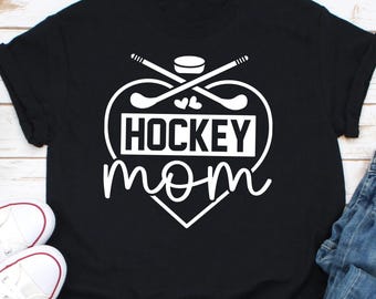 Hockey Mom Shirt, Mother's Day Gift, Sports Shirt, Sportive Mom Shirt, Gift for Player Mom, Hockey Player Gift, Hockey Lover Mom Shirt
