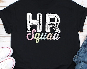 HR Squad Shirt, Human Resources Shirt For Her, Recruiter Gift, Hr Matching Shirt, Hr Manager Tee, Hr Office T-shirt, Human Resources Tee