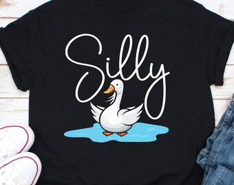 Dumme Gans Shirt Dumme Gans Tshirt Komfort Farben Dumme Gans Vintage Bauernhof Shirt Niedliches Gans Shirt Geschenke für Bauernhof Mädchen Mutter Geschenke Gehöft