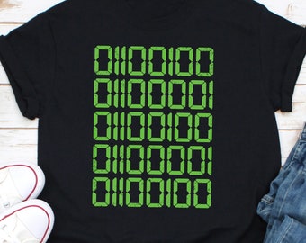 バイナリコードシャツ、プログラマーシャツ、ソフトウェアエンジニアシャツ、コンピュータプログラマーシャツ、コンピュータオタクシャツ、プログラミング言語シャツ