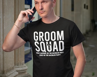 Groom Squad Shirt, Groom Crew Shirt, Bachelor Party Shirt, Groom Party Shirt, Wedding Groom Shirt, Bachelorette Celebration Crew Shirt