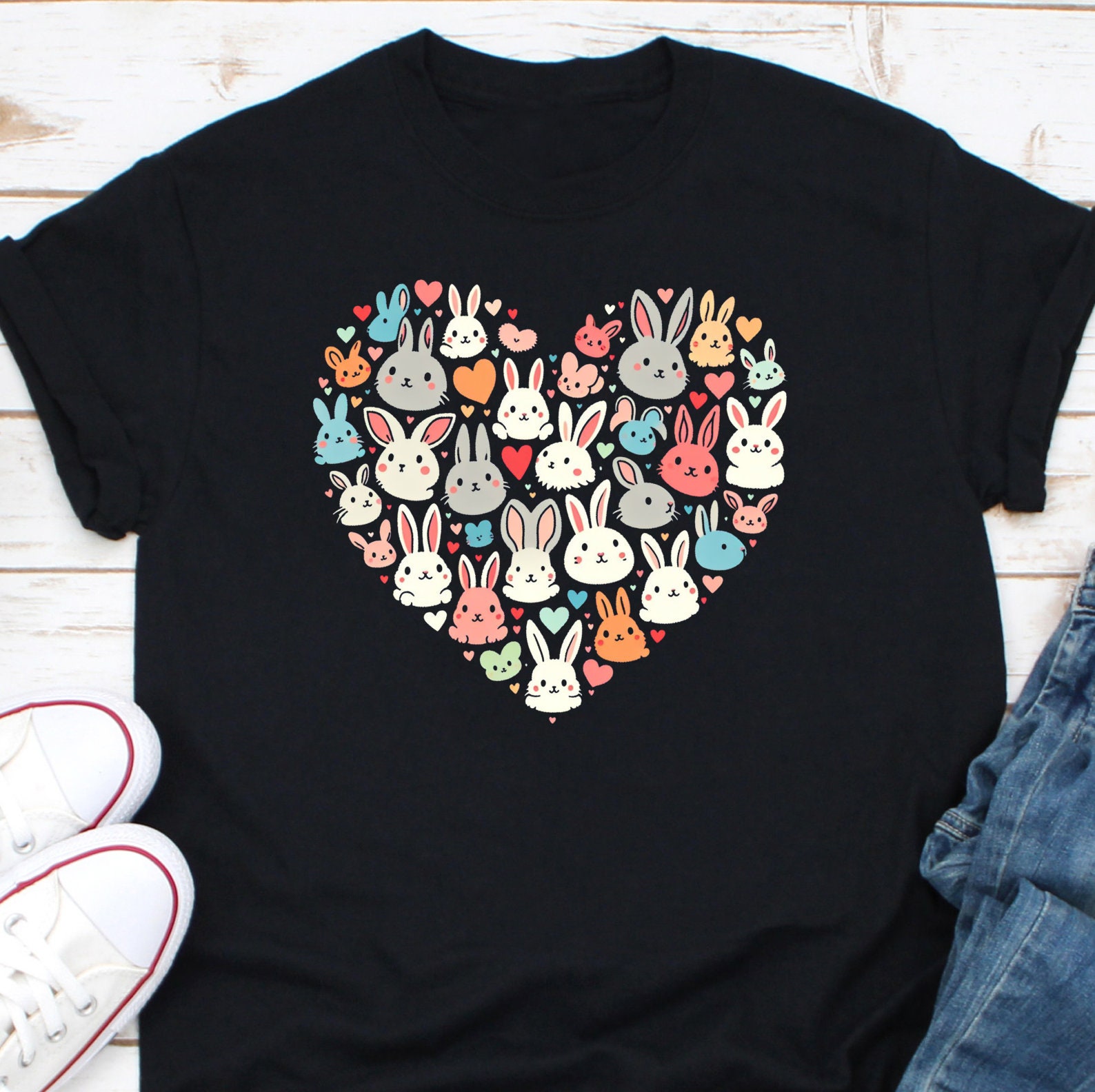 Type of Rabbits Cute T-shirt, Funny Rabbit Costume, Bunny Lover Gift ...