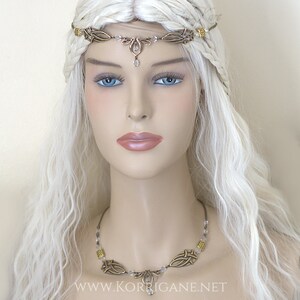 Érin Celtic Circlet Medieval Faery Tiara Bronze image 2