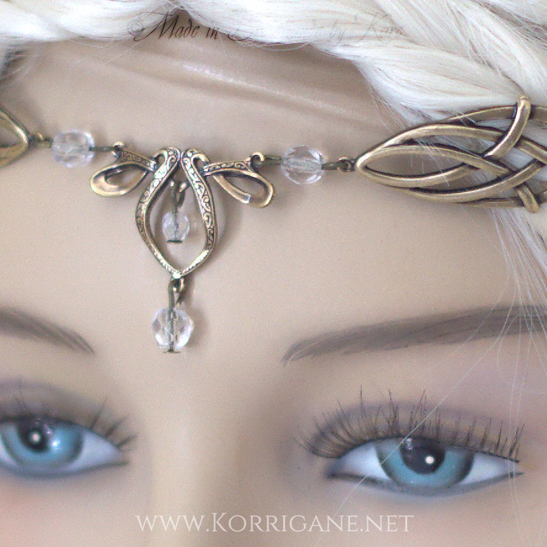 Érin Celtic Circlet Medieval Faery Tiara Bronze image 5