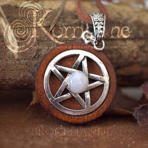 Collier Pentagramme Tétragramme - Pendentif Acier Inoxydable, 35x38 Mm, Chaîne 60 Cm, Amulette Protection Spirituelle - 2