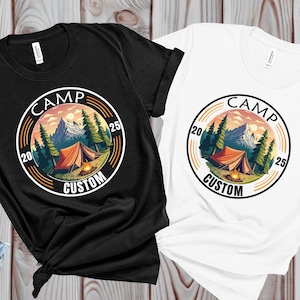 Custom Camp Shirt, Camp Crew Shirt, Camping Family Shirt, Camp Gifts, Personalized Camp Shirt, Camping Shirt ,Camp Custom Shirt, Camping