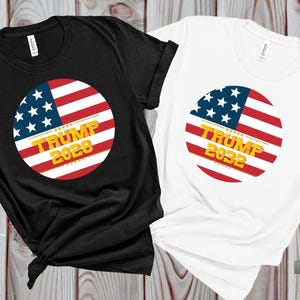 Keep America Great Shirt | Trump 2028 2032 Support Tee | US Flag Patriotic Shirt | MAGA Apparel | Political Gift Shirt USA