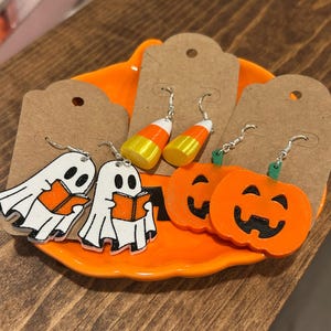 Halloween 3 Pack Earrings (3D Printed)