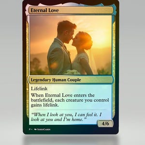 Digital Download Custom Magic The Gathering MTG Card | Foil Personalized Parody Proxy