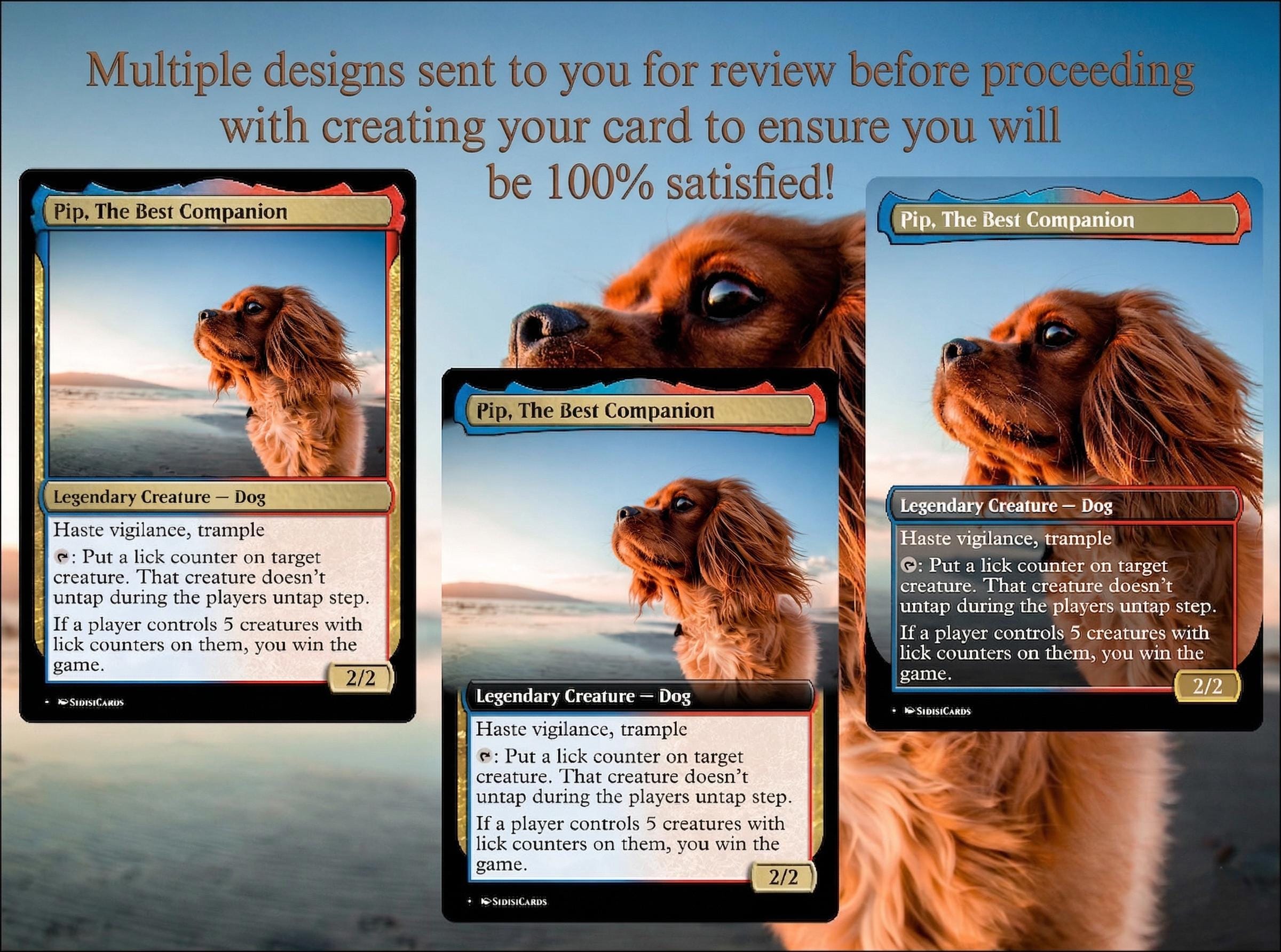 Custom Fantasy Game Style Card | Wall Mount | Foil | Personalized | Parody  | Proxy - Etsy
