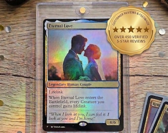 Custom Fantasy Game Style Card | Foil | Personalized | Parody | Proxy