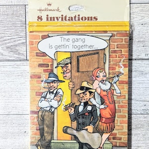 Vintage Hallmark Einladungen Retro Grußkarten Set Junk Journal Ephemera Junk Journal Karte Vintage Karten Nostalgisch Briefpapier Post