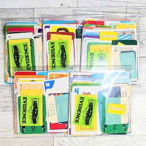 Efemere game nostalgische kit Retro spelstuk voor rommel Tijdschriftbenodigdheden en scrapbooking Retro stukken om te knutselen Nostalgische retrokaarten