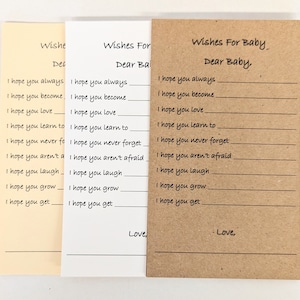 20 tarjetas de deseos para baby shower, etiquetas de deseos para bebés, tarjetas de deseos para bebés, tarjetas de deseos para bebés, etiquetas de deseos para bebés, deseos para bebés, nuevo bebé
