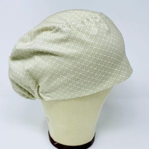 Euro Scrub Cap with satin lined. Summer Surgical Hat for Women. European Surgical scrub cap.