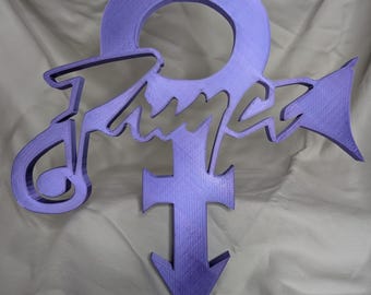 Prince Logo Symbol 3D Print (large)