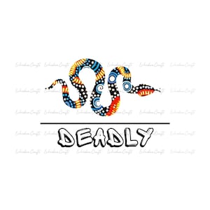 Deadly Snake with &#39;Connections&#39; Art PNG Download